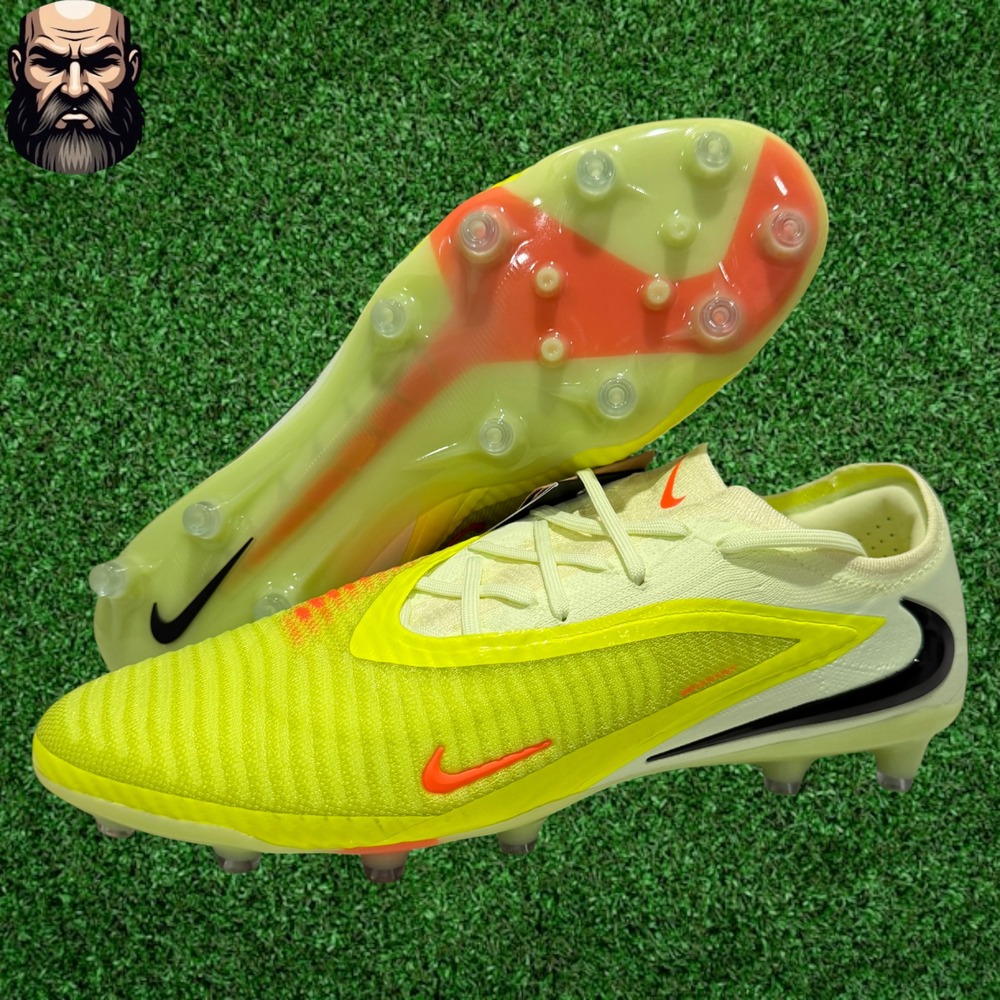 Nike Phantom 6 Low Elite AG Hyper Crimson Limelight Soccer Cleats Men's Size 13